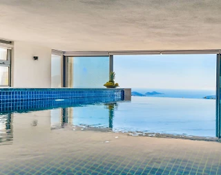 Kaş Kalkan'da Balayı Çiftlerine Uygun, Kapalı Havuzlu, 1+1 Villa - 5