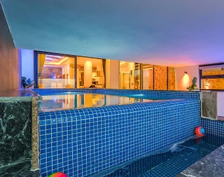 Kaş Kalkan'da Balayı Çiftlerine Uygun, Kapalı Havuzlu, 1+1 Villa - 3