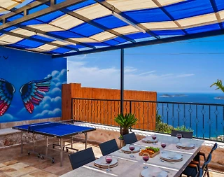 Kalkan Kördere'de Deniz Manzaralı, Özel Havuzlu, 5 Kişilik Villa - 4