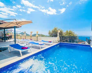 Kalkan Kördere'de Geniş Ailelere Uygun, Özel Havuzlu, Olanaklı Villa - 3