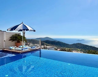 Kalkan Kördere'de Görülmeye Değer Manzaralı, Özel Havuzlu, Kiralık Villa - 4