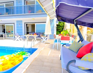 Kaş Bezirgan'da İhtişamlı Deniz Manzaralı, Özel Havuzlu, Lüks Villa - 1