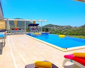 Kaş Bezirgan'da İhtişamlı Deniz Manzaralı, Özel Havuzlu, Lüks Villa - 2