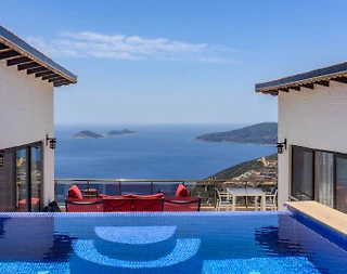 Kaş Bezirgan'da Balayı Çiftlerine Uygun, Özel Havuzlu, Kiralık Villa - 2