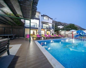 Kalkan Kördere'de Panoramik Deniz Manzaralı, Özel Havuzlu, 7+1 Villa - 3
