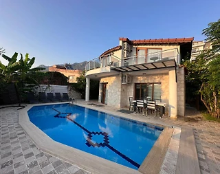 Kaş Kalkan'da Muhteşem Deniz Manzaralı, Özel Havuzlu, Şık Villa - 1