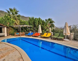 Kaş Kalkan'da Merkezi Konumda, Ortak Havuzlu, Ferah Suit Daire - 5