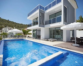 Kaş Kalkan'da Deniz Manzaralı, Özel Havuzlu, Lüks Villa - 2