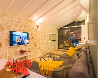 Kaş Kalkan'da Merkezi Konumda, 2 Kişilik, Kiralık Suit - 5