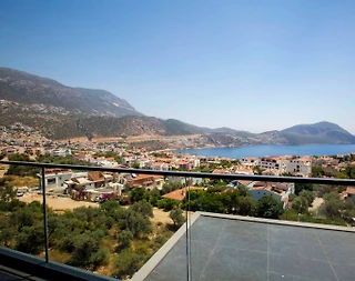 Kaş Kalkan'da Deniz Manzaralı, Özel Havuzlu, 10 Kişilik Villa - 4