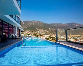 Kaş Kalkan'da Deniz Manzaralı, Özel Havuzlu, 10 Kişilik Villa - 3