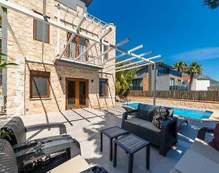 Kalkan Merkez'de Muhteşem Deniz Manzaralı, Özel Havuzlu, Kiralık Villa - 3