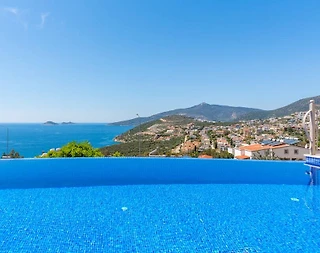 Kaş Kalkan'da Merkezi Konumda, Özel Havuzlu, Deniz Manzaralı Villa - 3
