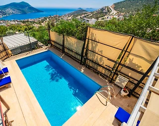 Kaş Kalkan'da Doğayla Baş Başa, Özel Havuzlu, Modern Villa - 4