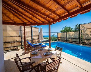 Kaş Kalkan'da Doğayla Baş Başa, Özel Havuzlu, Modern Villa - 3