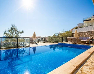 Kaş Kalkan'da Benzersiz Manzaralı, Özel Havuzlu, 6 Kişilik Villa - 4