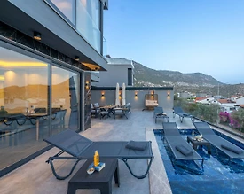 Kaş Kalkan'da Kalabalık Ailelere Uygun, Özel Havuzlu, Kiralık Villa - 3