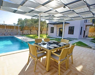 Kalkan Patara'da Geniş Alan İçerisinde, Özel Havuzlu, Lüks Taş Ev - 5