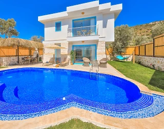 Kaş Patara'da Huzurlu Doğada, Özel Havuzlu, Saunalı, Kiralık Villa - 2