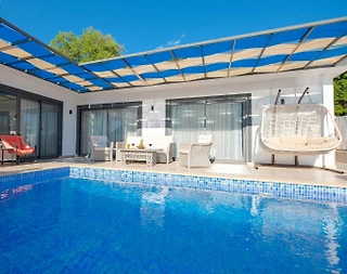 Kaş Sarıbelen'de Çekirdek Ailelere Uygun, Özel Havuzlu, 2+1 Villa - 1