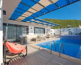 Kaş Sarıbelen'de Çekirdek Ailelere Uygun, Özel Havuzlu, 2+1 Villa - 3