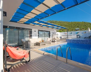 Kaş Sarıbelen'de Çekirdek Ailelere Uygun, Özel Havuzlu, 2+1 Villa - 3