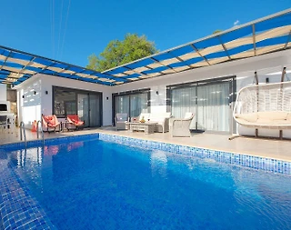 Kaş Sarıbelen'de Çekirdek Ailelere Uygun, Özel Havuzlu, 2+1 Villa - 5