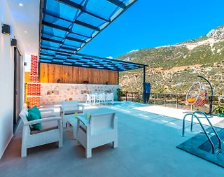 Kaş Bezirgan'da Sakin Konumda, Özel Havuzlu, Muhafazakar Villa - 4