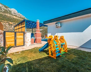 Kaş Bezirgan'da Sakin Konumda, Özel Havuzlu, Muhafazakar Villa - 5