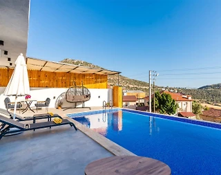 Kalkan Ulugöl'de Enfes Doğa İçerisinde, Özel Havuzlu, Balayı Villası - 5