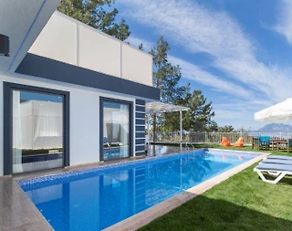 Kaş Üzümlü'de Çekirdek Ailelere Uygun, Özel Havuzlu, Lüks Villa - 4