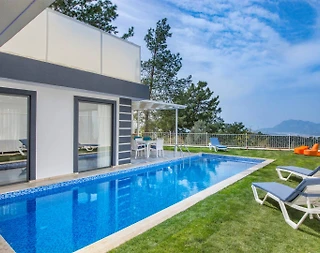 Kaş Üzümlü'de Çekirdek Ailelere Uygun, Özel Havuzlu, Lüks Villa - 5