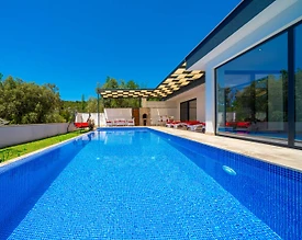 Kaş Üzümlü'de Çekirdek Ailelere Uygun, Kapalı Havuzlu, Ferah Villası - 3