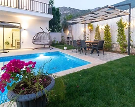 Kaş Üzümlü'de Çekirdek Ailelere Uygun, Özel Havuzlu, Lüks Villa - 3