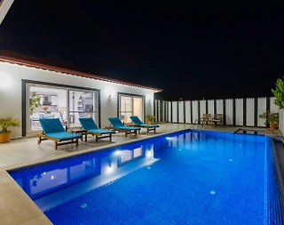 Kalkan Üzümlü'de Gözlerden Uzak, Özel Havuzlu ve Jakuzili, Kiralık Villa - 2