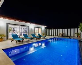 Kalkan Üzümlü'de Gözlerden Uzak, Özel Havuzlu ve Jakuzili, Şık Villa - 3