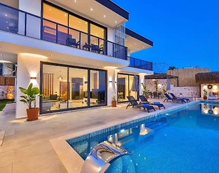 Kaş İslamlar'da Muhteşem Doğa Manzaralı, Özel Havuzlu, Lüks Villa - 2