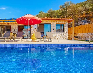 Kaş Yeşilköy'de Muhteşem Doğada, Özel Havuzlu, Modern Villa - 4