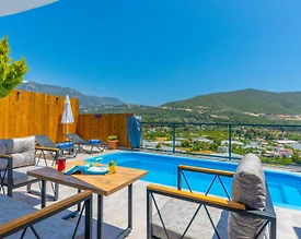 Kalkan Yeşilköy'de Doğa İçerisinde, Özel Havuzlu, Balayı Villası - 3