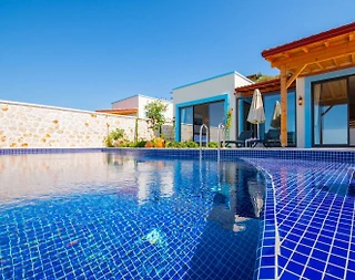 Kaş Yeşilköy'de Doğa İle İç İçe, Özel Havuzlu, Saunalı, Kiralık Villa - 1