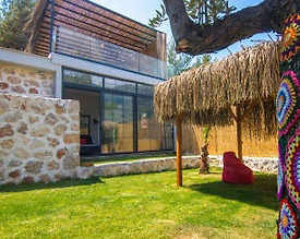 Kaş Bezirgan'da Çocuk Oyun Alanlı, Özel Havuzlu, Kiralık Bungalov - 3