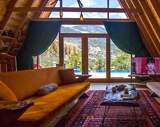 Kaş Bezirgan'da Çocuk Oyun Alanlı, Özel Havuzlu, Şık Bungalov - 5