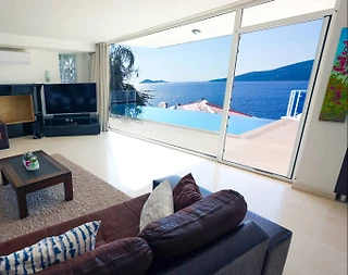 Kaş Kalkan'da Harika Deniz Manzaralı, Sonsuzluk Havuzlu, 3+1 Villa - 4