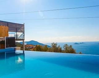 Kaş Bezirgan'da Deniz Manzaralı, Özel Havuzlu, Jakuzili, Kiralık Villa - 2