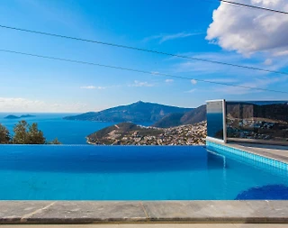 Kaş Bezirgan'da Deniz Manzaralı, Özel Havuzlu, Jakuzili, Kiralık Villa - 3