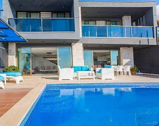 Kaş Bezirgan'da Deniz Manzaralı, Özel Havuzlu, Jakuzili, Kiralık Villa - 4
