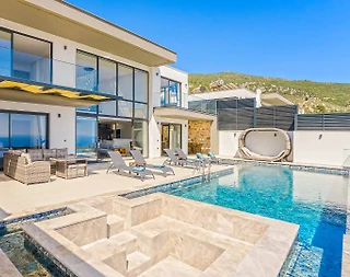 Kaş Bezirgan'da Panoramik Deniz Manzaralı, Özel Havuzlu, 3+1 Villa - 4