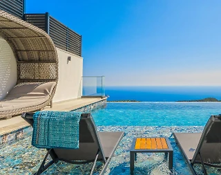 Kaş Bezirgan'da Panoramik Deniz Manzaralı, Özel Havuzlu, 3+1 Villa - 5