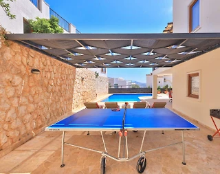 Kaş Kalkan'da Deniz ve Doğa Manzaralı, Özel Havuzlu, Lüks Villa - 4