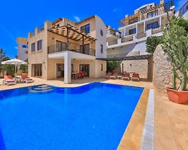 Kaş Kalkan'da Deniz ve Doğa Manzaralı, Özel Havuzlu, Lüks Villa - 2
